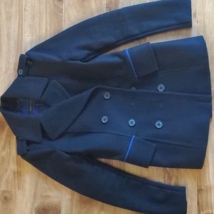 BCBG MaxAzria dbl breasted peacoat